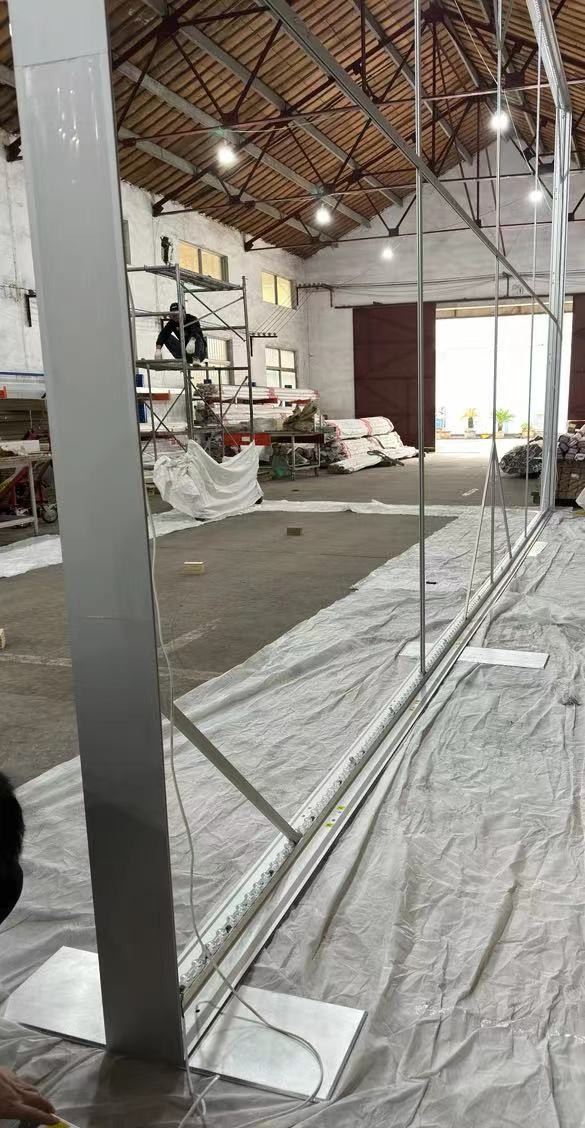 180MM thickness freestanding fabric double sides light box