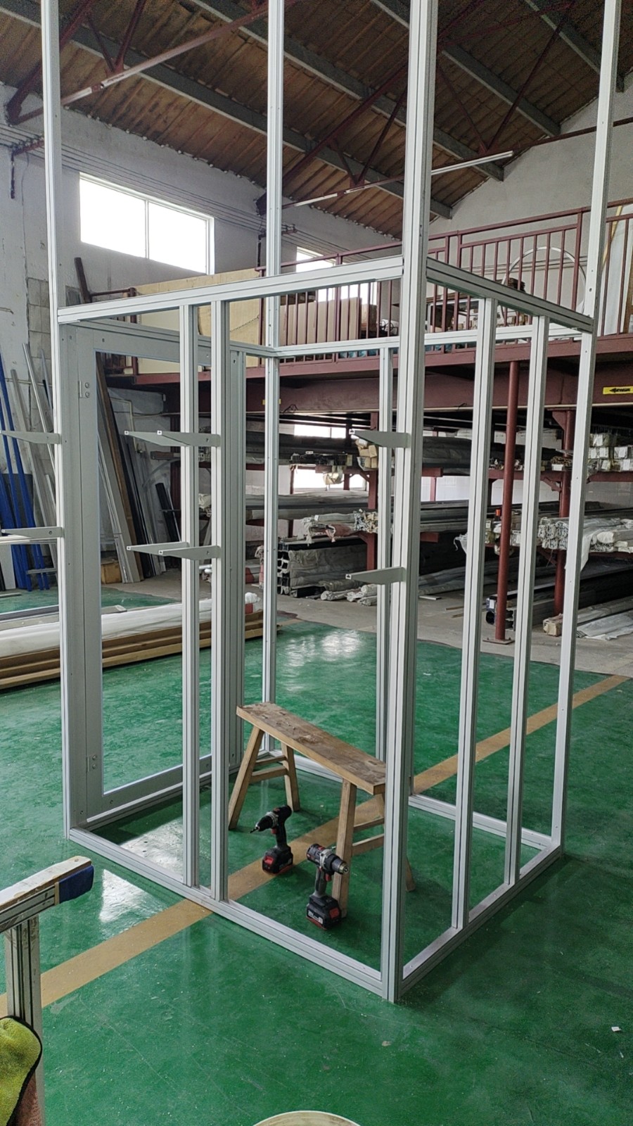 40MM Square Extrusion Fabric  booth