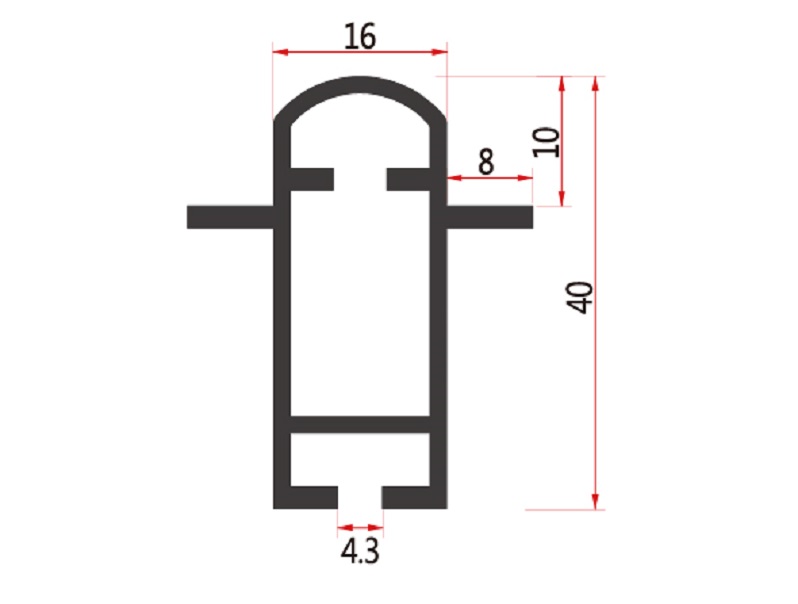 Square extrusion