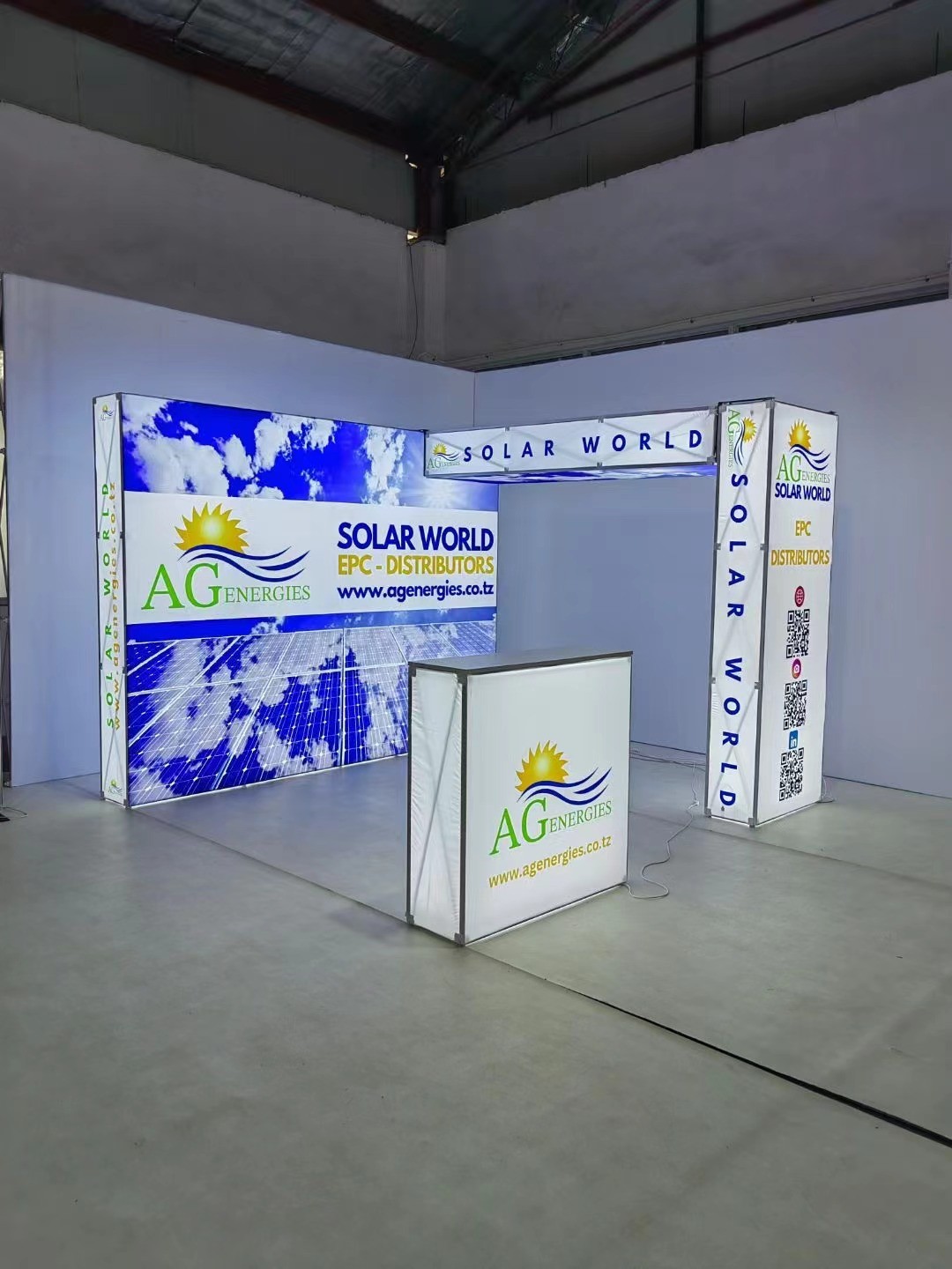 Folding light box